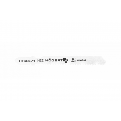 Полотно для електролобзика по металу 76 мм 12tpi Hogert (HT6D671)