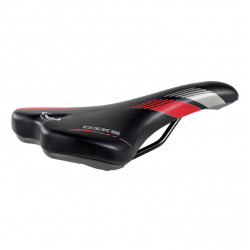 Сідло велосипедне Selle Monte Grappa Dike чорно-червоне 280x150mm (SMG-30225)