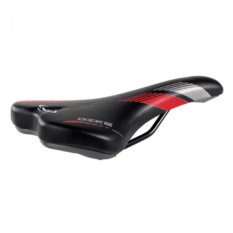 Сідло велосипедне Selle Monte Grappa Dike чорно-червоне 280x150mm (SMG-30225)