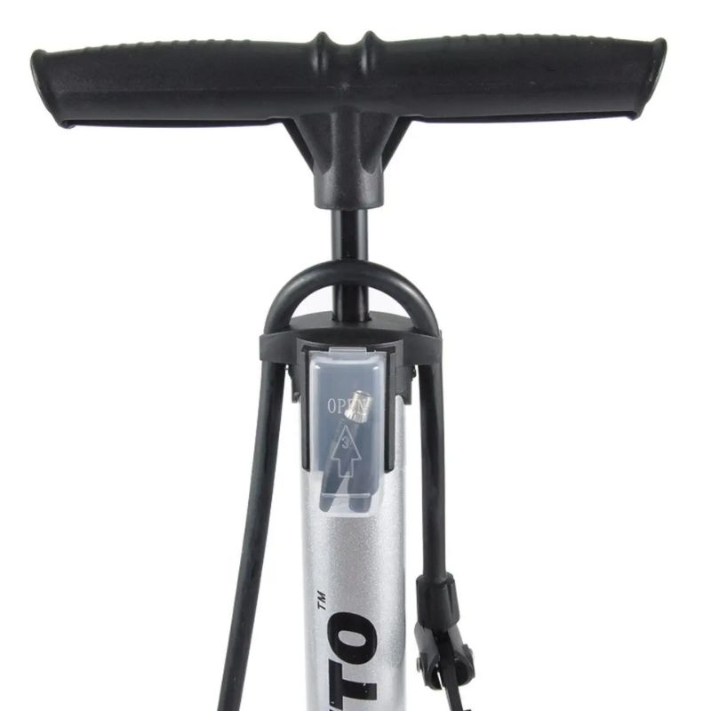 Насос ручной с манометром 10Атм BELAUTO стальной цилиндр (BL47)