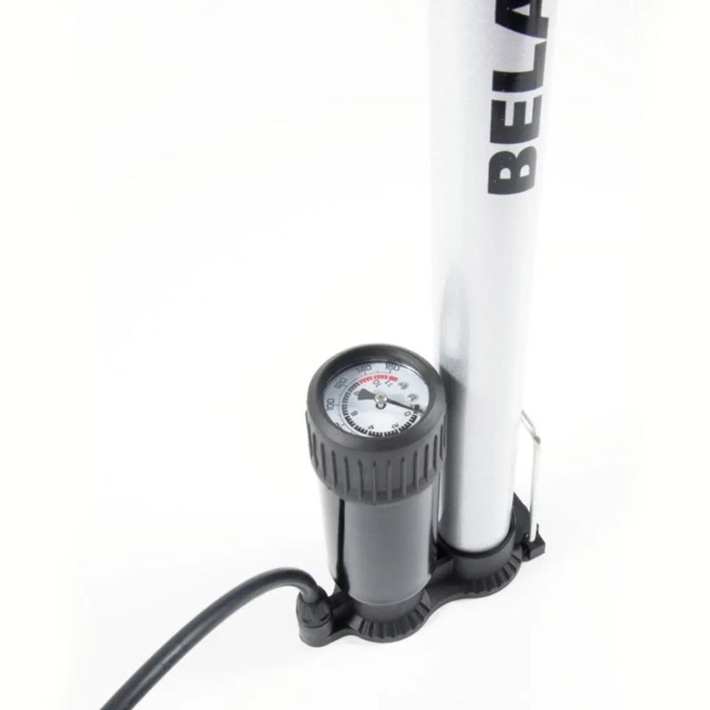 Насос ручной с манометром 10Атм BELAUTO стальной цилиндр (BL47)