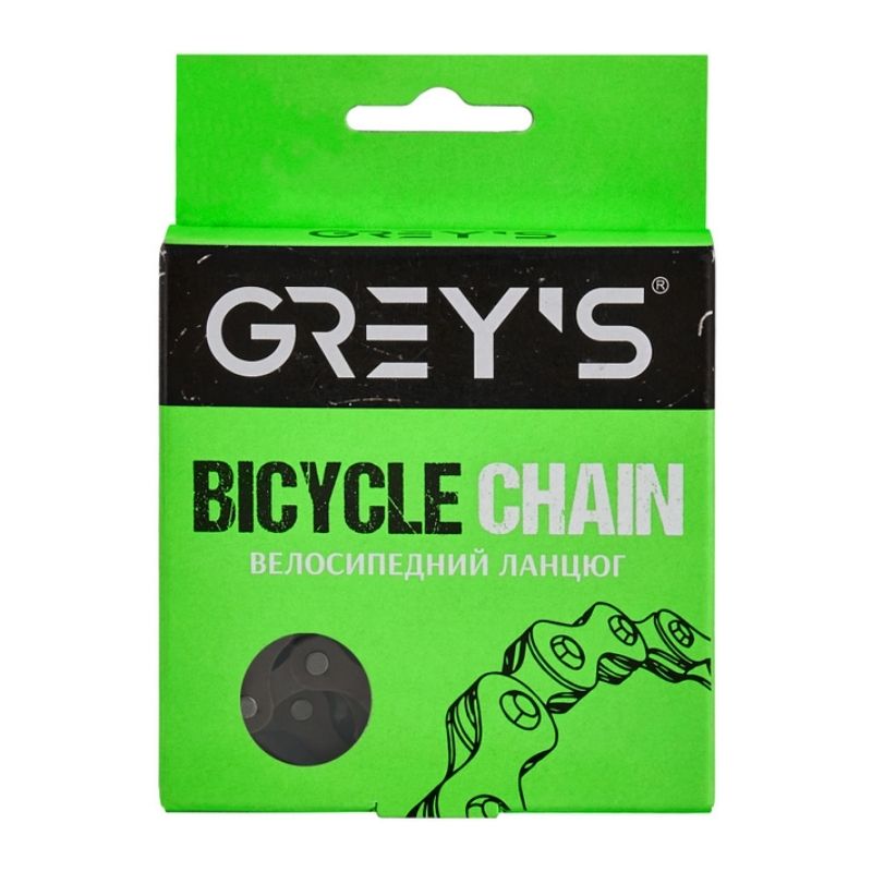 Ланцюг велосипедний Greys 1 швидкість S410 Brown 112 ланок (GR24030)