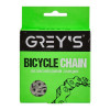 Ланцюг велосипедний Greys 1 швидкість MK747L NP Silver 112 ланок (GR24050)