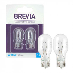 Лампи галогенні Brevia W16W 12V 2шт (12333B2)