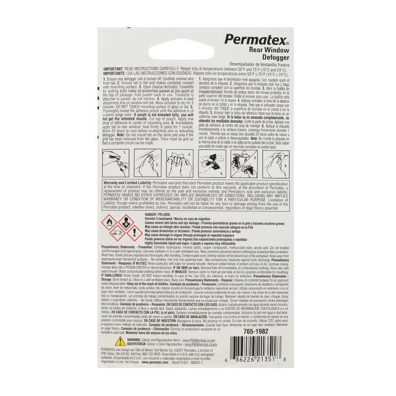 Набір для ремонту клеми контакту нитки обігріву Permatex -34+82°С (21351)