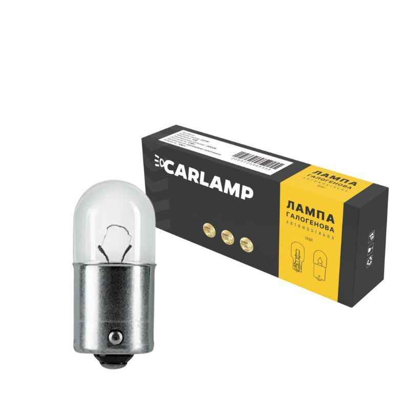 Лампи галогенні R5W 12V Carlamp 10 штук (одна упаковка) (CL1285)
