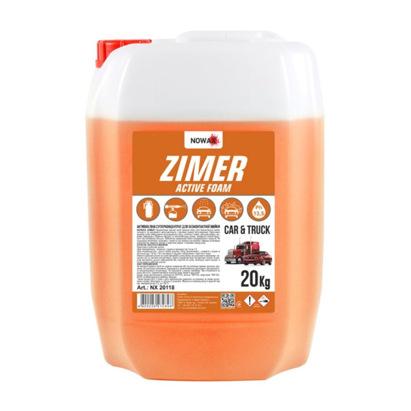 Активна піна концентрат 20кг Nowax ZIMER для безконтактної мийки (NX20118)