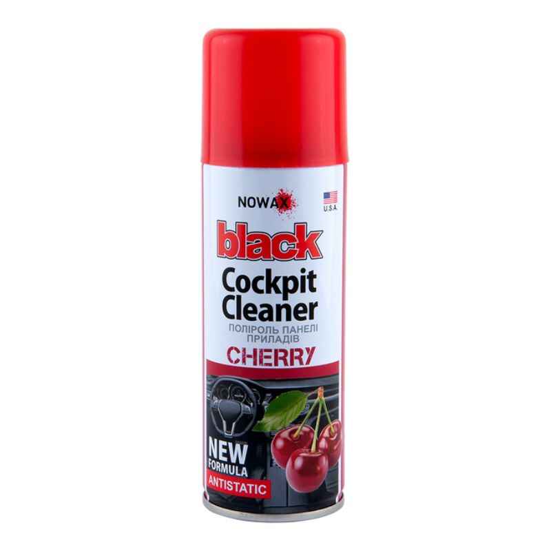 Поліроль для салону Black Cockpit Cleaner 200 мл NOWAX Вишневий (NX00207)