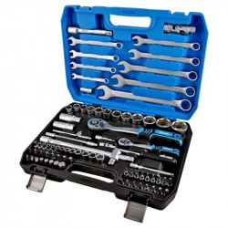 Набір інструментів 1/2″ 1/4″ 82шт 72T CrV Molder у кейсі (MT60082)