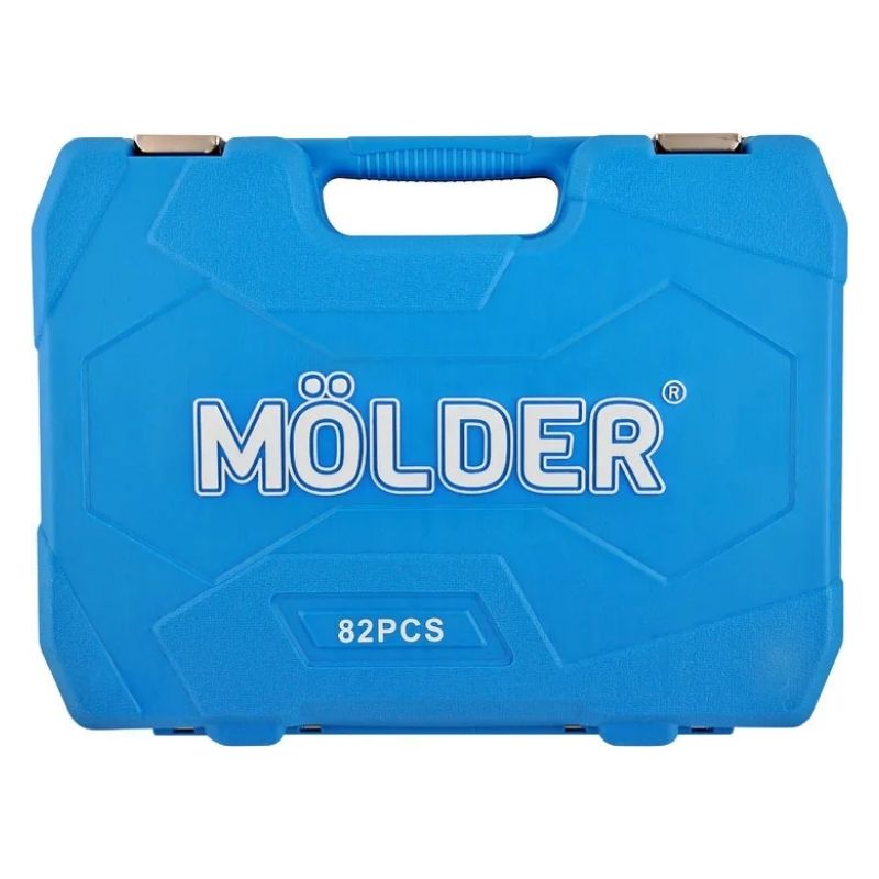 Набір інструментів 1/2″ 1/4″ 82шт 72T CrV Molder у кейсі (MT60082)