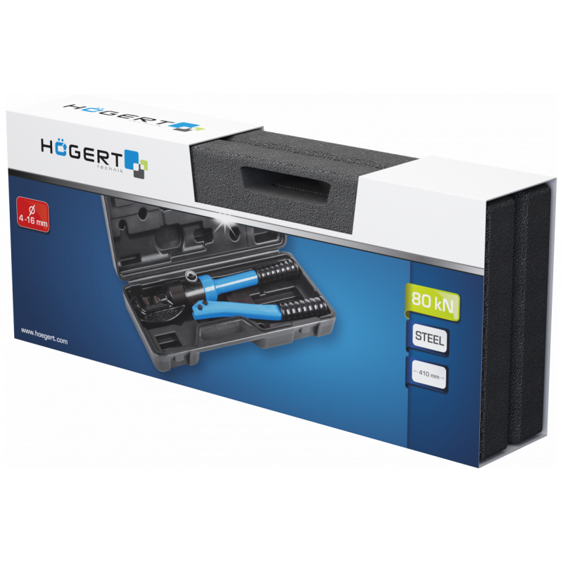 Ножиці гідравлічні 4-16 мм Hogert (HT3B548)