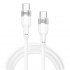 Кабель BREVIA Type-C to Type-C 60W 1.2m, white, box (250шт.) (52120WCCC1)