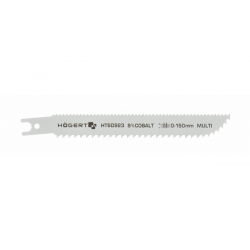 Полотно для шабельної пилки універсальне двостороннє 150 мм 6 tpi 10 tpi Hogert (HT6D923)