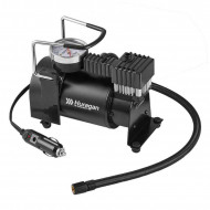 Автокомпресор однопоршневий від прикурювача HURAGAN автомобільний компресор для шин R13-R16 7Атм 37 л/хв 170Вт (H0200)