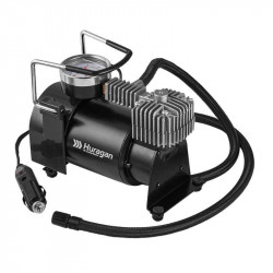 Автокомпресор однопоршневий від прикурювача HURAGAN автомобільний компресор для шин R13-R16 7Атм 37л/хв 170Вт (H0300)
