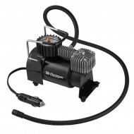 Автокомпресор однопоршневий від прикурювача HURAGAN автомобільний компресор з автостопом для шин R13-R16 7Атм 37л/хв 170Вт (H0400)