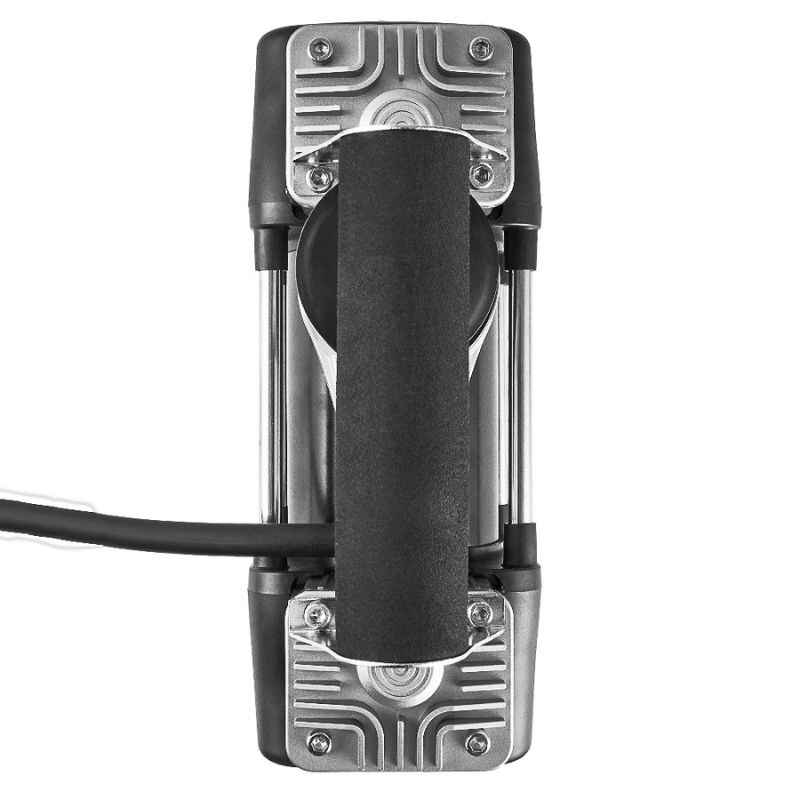 Автокомпресор двопоршневий на клеми АКБ HURAGAN автомобільний компресор для шин R13-R19 85 л/хв 10Атм (H0500)