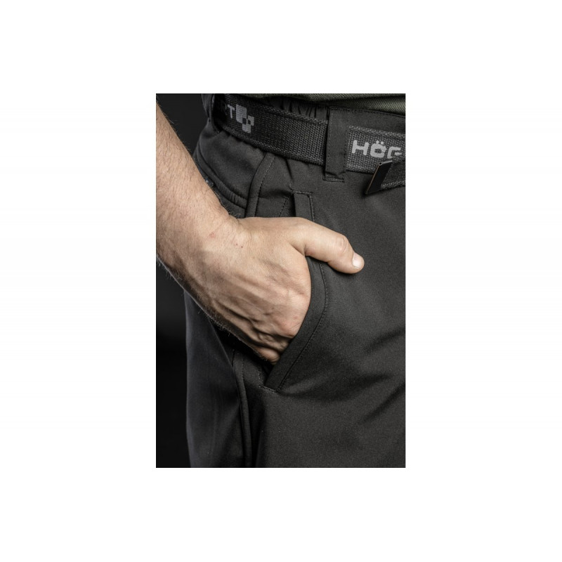 ELDE Рабочие штаны SOFTSHELL черные 2XL (56) (HT5K366-2XL)