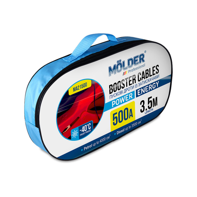 Провода-прикурювачі Molder 500A, 3,5м MA21500 (MA21500)