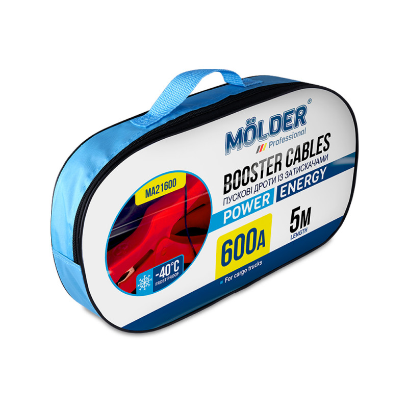 Провода-прикурювачі  Molder 600A, 5 м MA21600 (MA21600)
