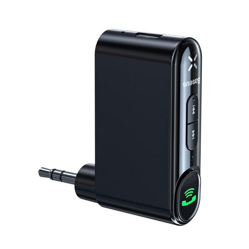 FM модулятор Bluetooth для авто Baseus 2.1А 1 USB чорний (WXQY-01)