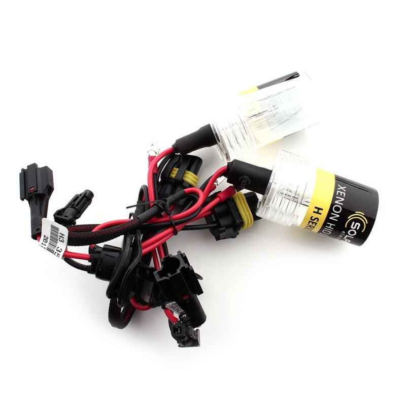 Комплект ксенону 5000K 85V 35W PK22s KET Solar (2шт.)+Ballast (4350)