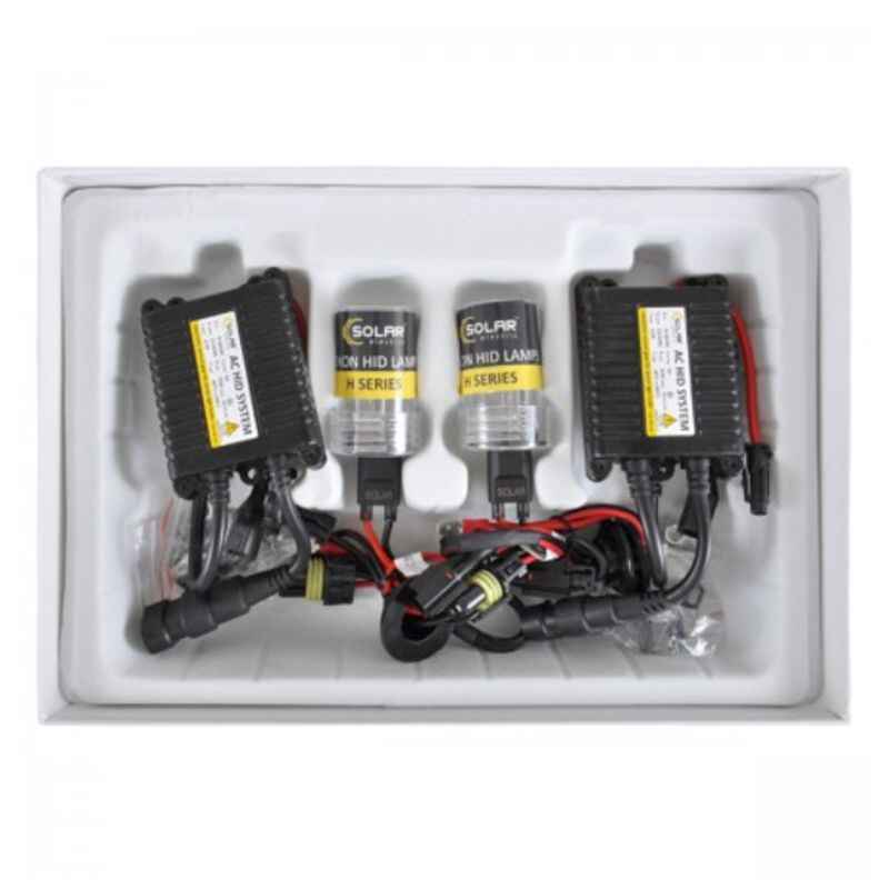 Комплект ксенону 5000K 85V 35W PK22s KET Solar (2шт.)+Ballast (4350)