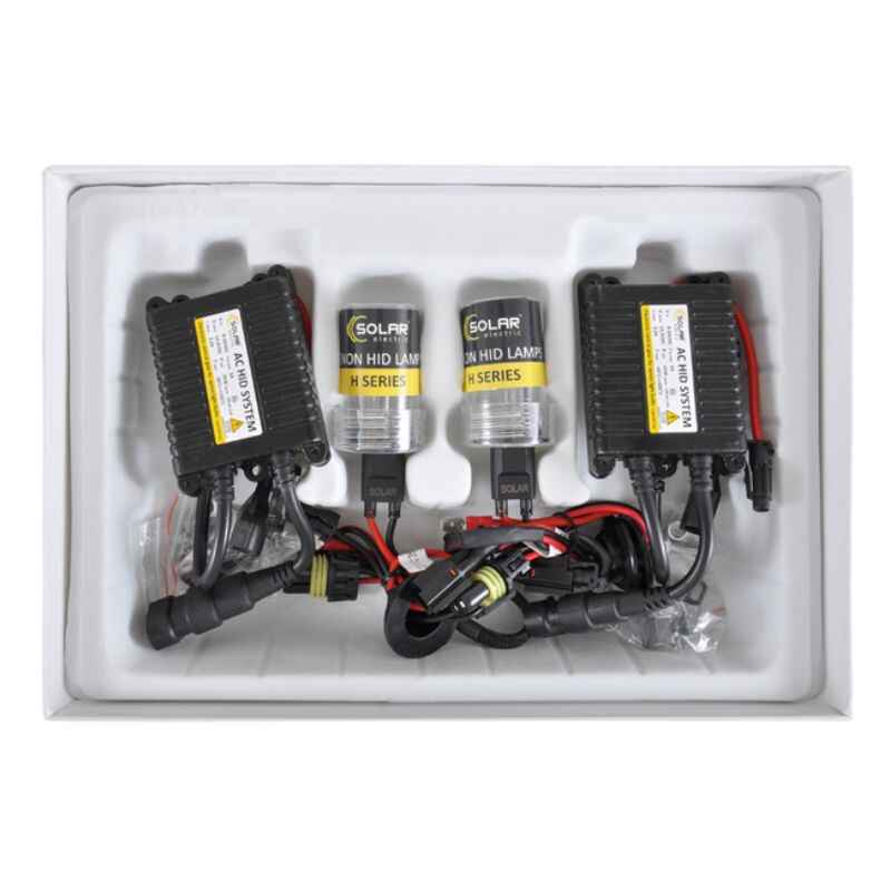 Комплект ксенону Solar H3 6000K 85V 35W PK22s KET (2шт.) + Ballast (4360)