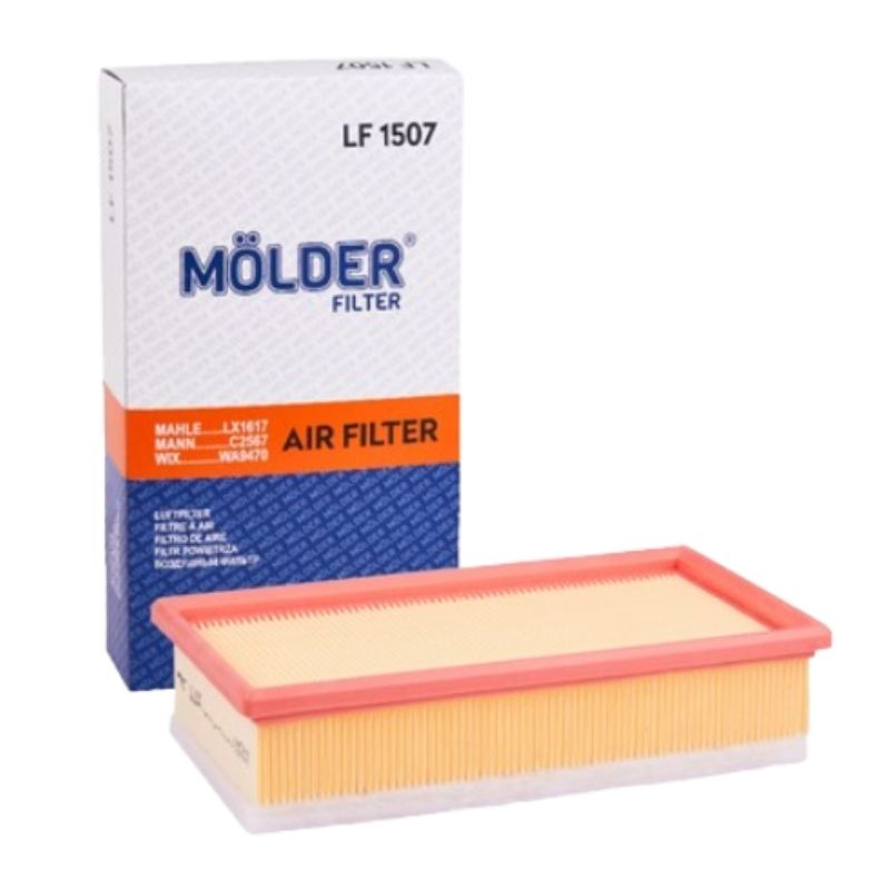 Повітряний фільтр панельний Molder LF1507 (аналог WA9470 LX1617 C2567 AP090/3)