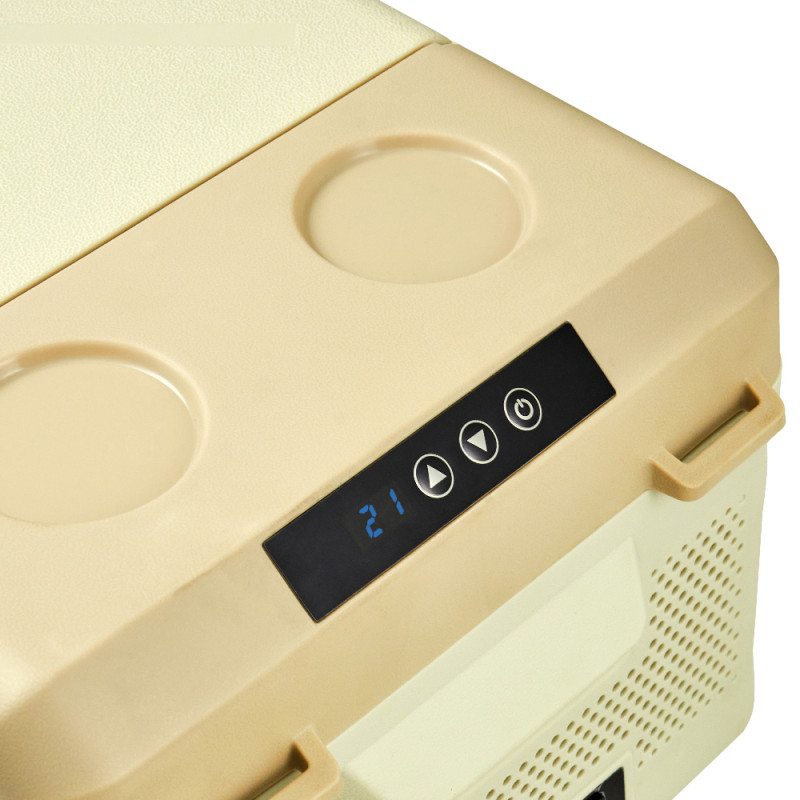 Автохолодильник компрессорный 16л BREVIA автомобильный холодильник 12/24В 220В пластиковый (22140)