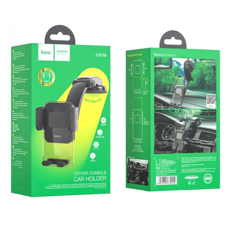 Держатель для автомобиля Hoco Delicate черный (CA118)