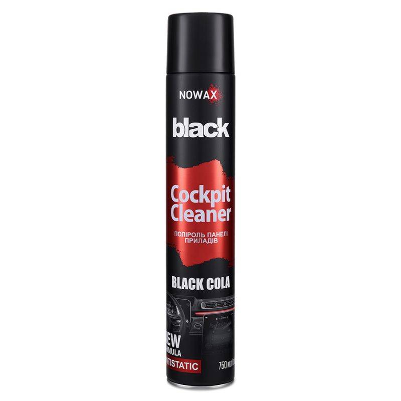 Полироль для пластика 750 мл NOWAX Black Cockpit Cleaner Black Cola (NX00713)