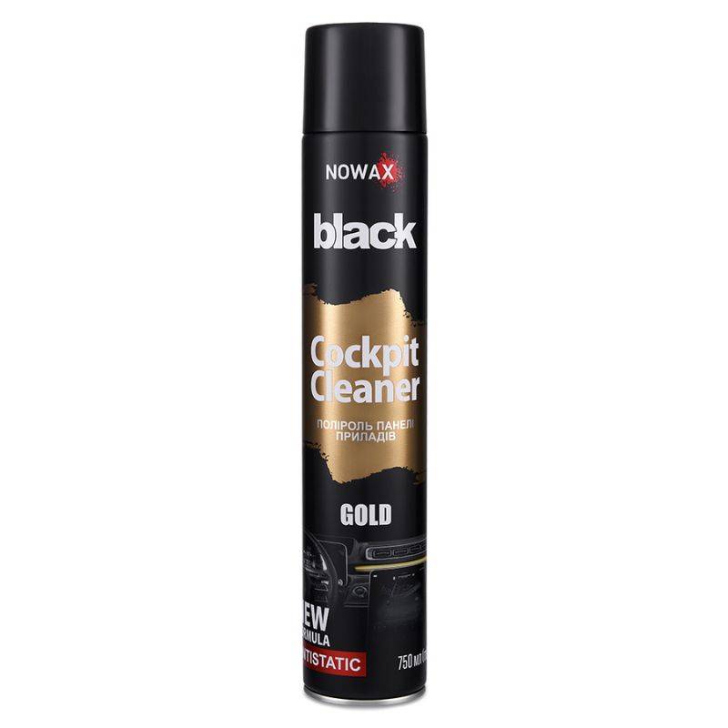 Полироль для пластика 750 мл NOWAX Black Cockpit Cleaner Gold (NX00712)
