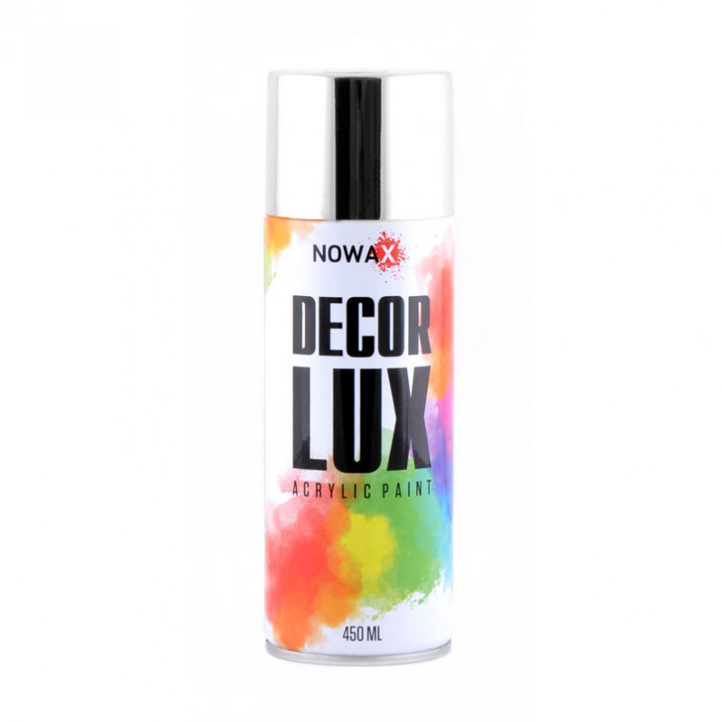 Акрилова фарба хром NOWAX Bright Decor Lux 450мл (NX48041)