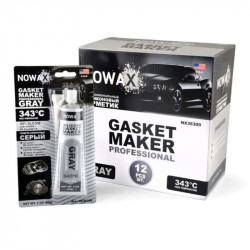 Герметик силіконовий для формування прокладок сірий NOWAX -73+343°С 85г (NX36309)