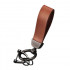 Брелок для ключей авто кожаный RG с карабином коричневый (BR-1BR)