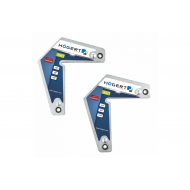 Магнітні косинці L-подібні для зварювальних робіт зусилля 9 кг 197 х 112 х 18 мм 2шт Hogert (HT3B665)