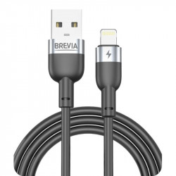 Кабель BREVIA USB to Lightning 1.2m, black, box (250шт.) (52120BULC1)