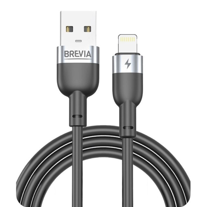 Кабель BREVIA USB to Lightning 1.2m, black, box (250шт.) (52120BULC1)
