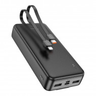 Повербанк 20000mAh 2А Hoco J118A Power Bank USB Type-C Lightning с кабелем (J118A)