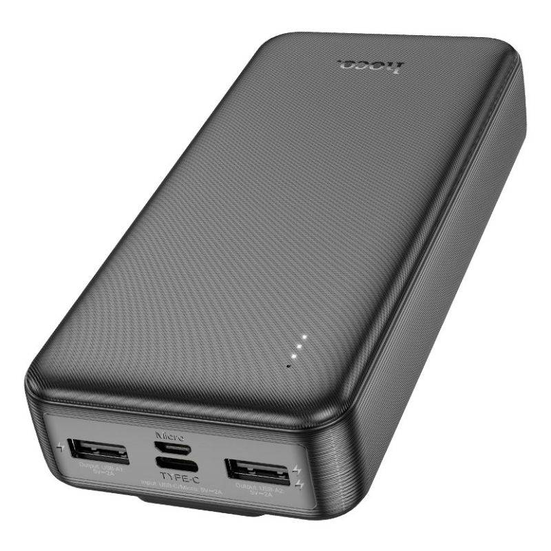 Повербанк 20000mAh 2А Hoco J118A Power Bank USB Type-C Lightning с кабелем (J118A)