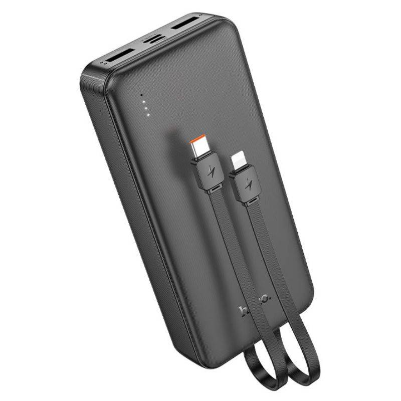 Повербанк 20000mAh 2А Hoco J118A Power Bank USB Type-C Lightning с кабелем (J118A)