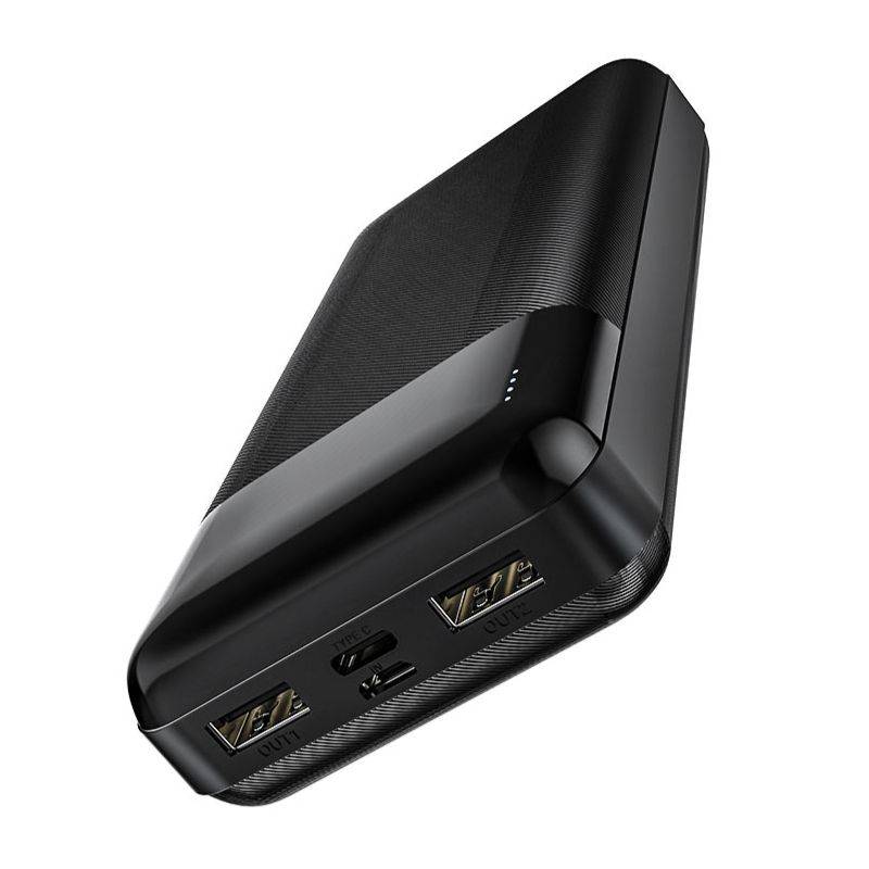 Повербанк 20000mAh 2А Hoco J72A Power Bank 2USB LED индикатор (J72A)