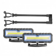 Лампа инспекционная профессиональная Brevia LED 2х10W COB 2х1000lm 2х4000mAh Power Bank type-C (11520)