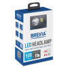 Фонарь налобный Brevia 500Lm, 3W CREE XPG+COB, 1200mAh/3xAAA, з сенсором білий/червоний (14350ERBX1)