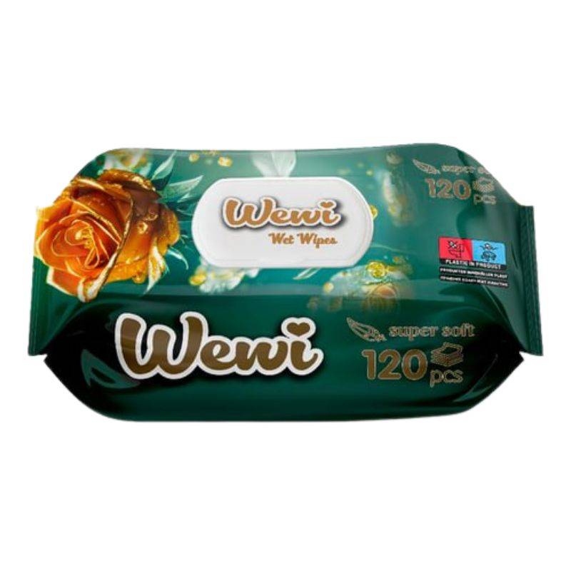 Салфетки влажные WEWI 120шт Rose, 12шт/уп (1000091)
