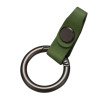 Брелок для ключів авто шкіряний RG з карабіном хакі (BRC-3GR)