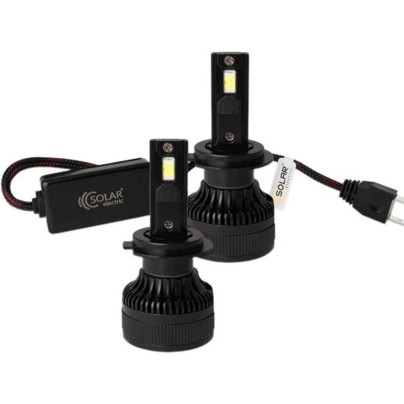 Світлодіодні автолампи LED H4 Solar 12/24V 100W 9000Lm 6500K CSP3570 2шт (8604S2)