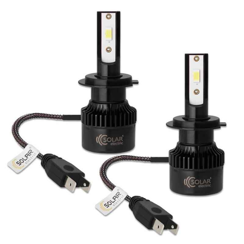Світлодіодні автолампи LED H7 Solar 12/24V 50W 5000Lm 6500K CSP3570 2шт (8507S2)
