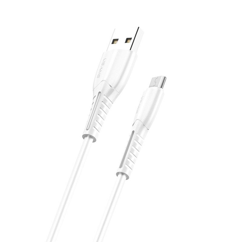 Кабель синхронізації Usams Micro 1M білий (SJ365USB02)